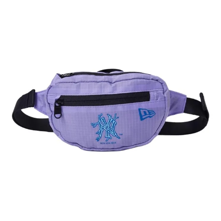 New Era × MLB Коллаборация Ткань Одно плечо Через плечо Бананка Обычный Унисекс Фиолетовый