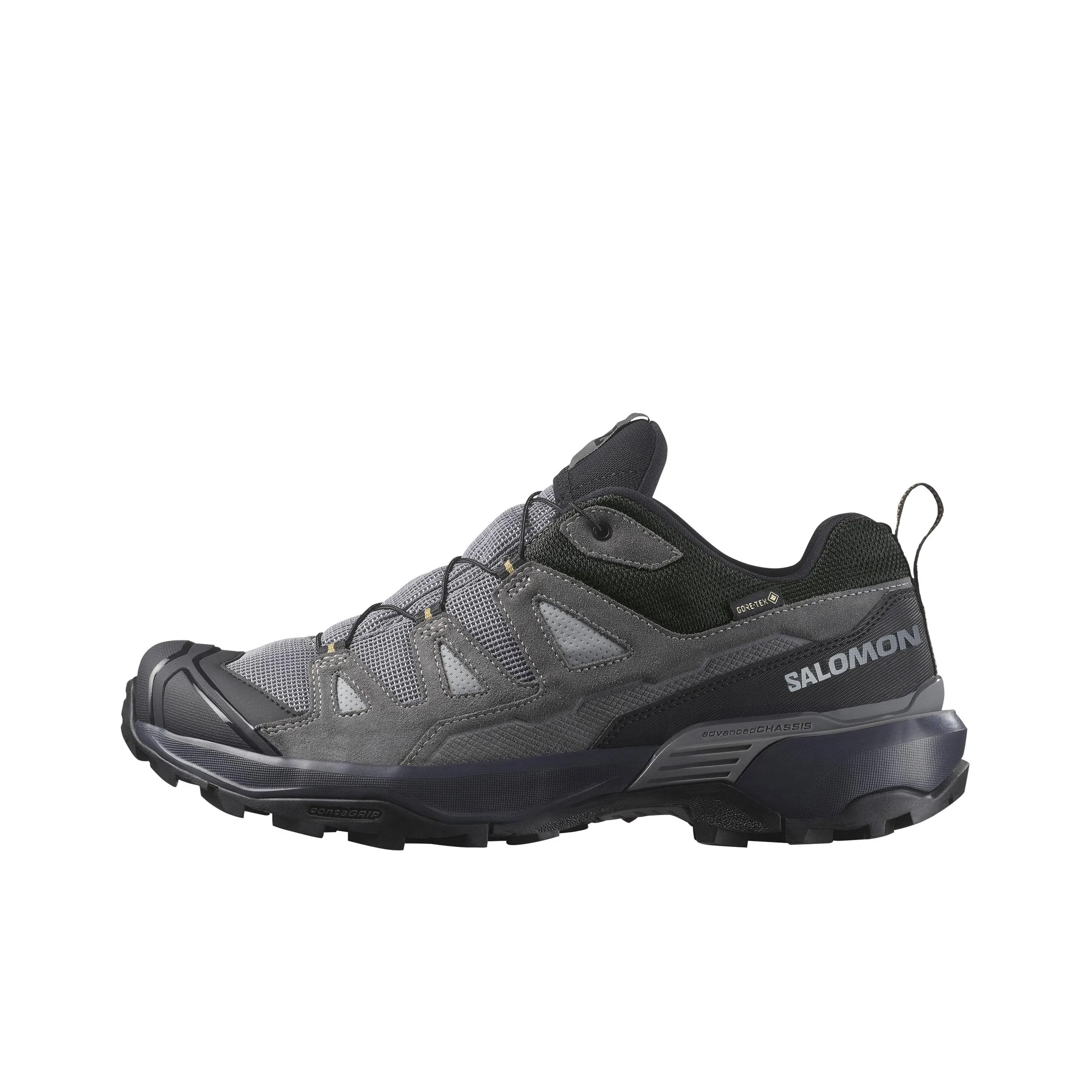 Salomon X Ultra 360 Slip Устойчивый к истиранию Низкий Топ Уличная обувь Мужская Серый Черный