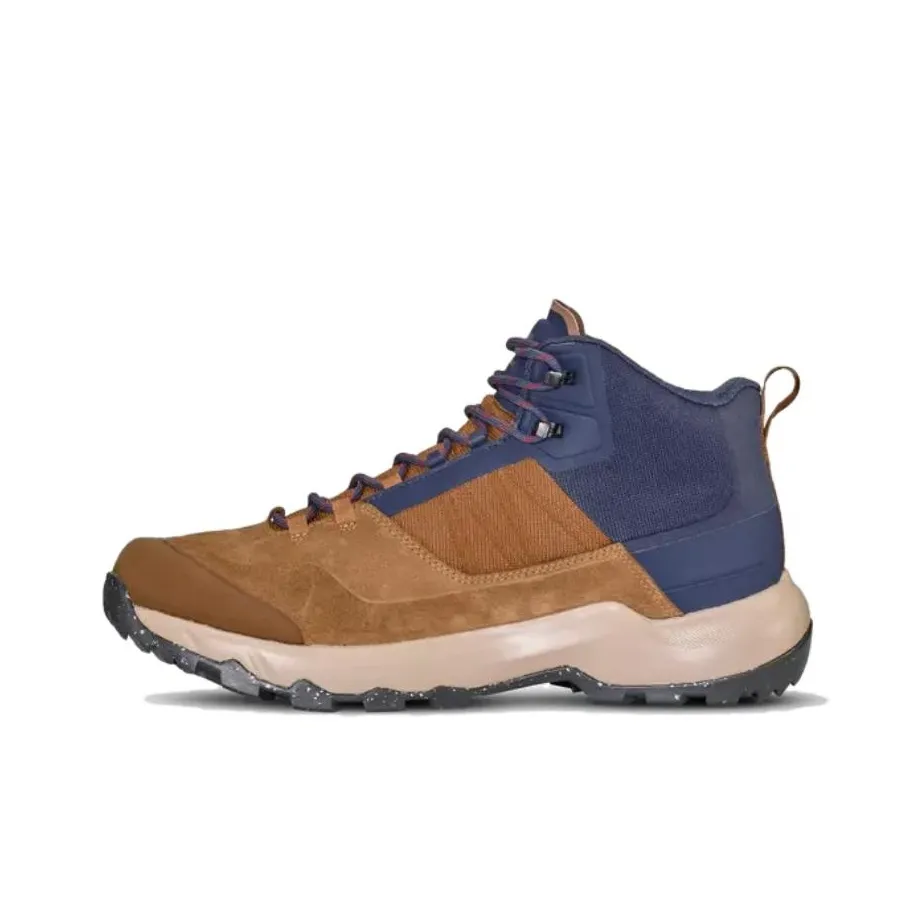 DECATHLON MH500 Slip Resistant MID Топ Походная обувь Мужской Каштановый