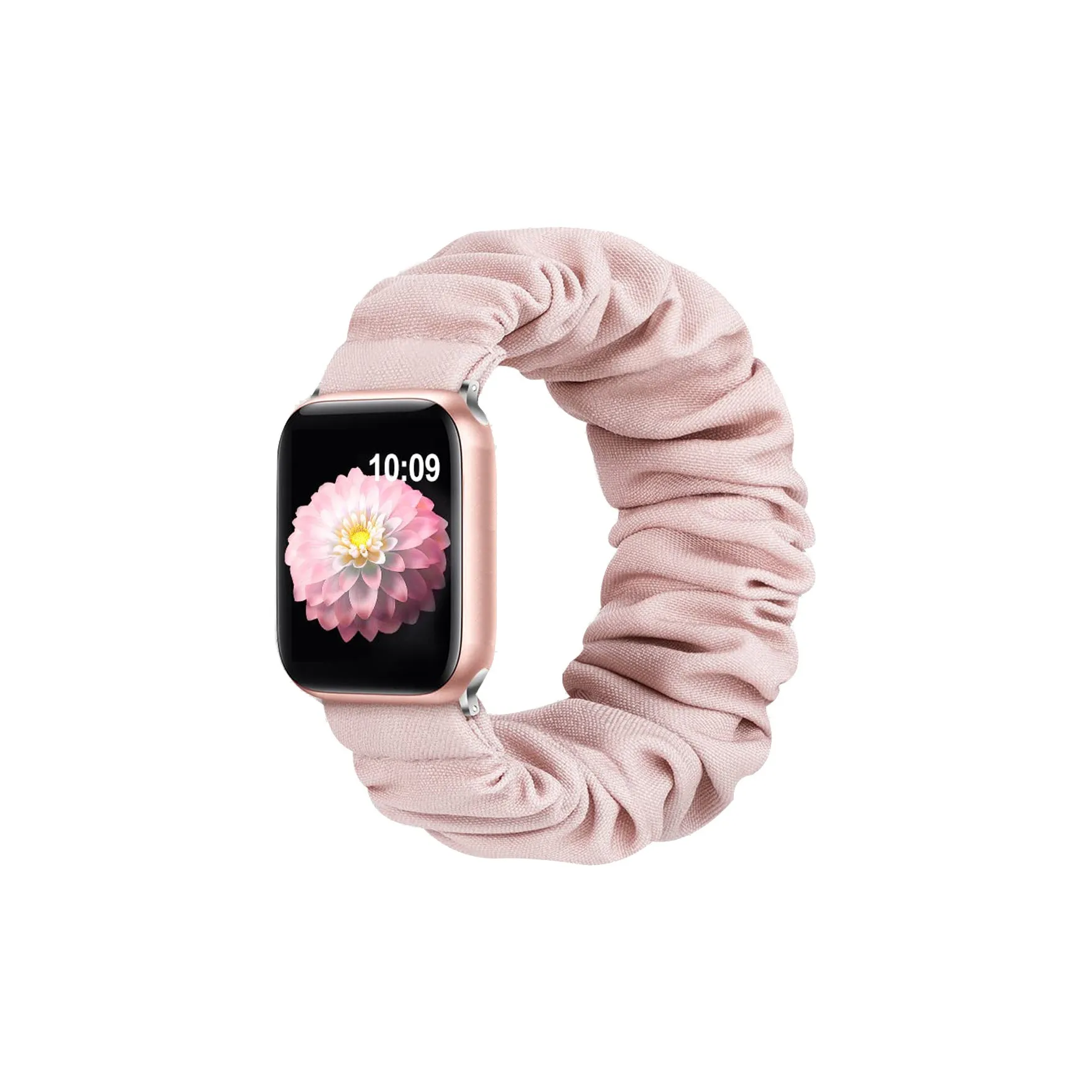 Часы Vobafe Полоска Apple Совместимость Хлопок LIKE Тканевый материал