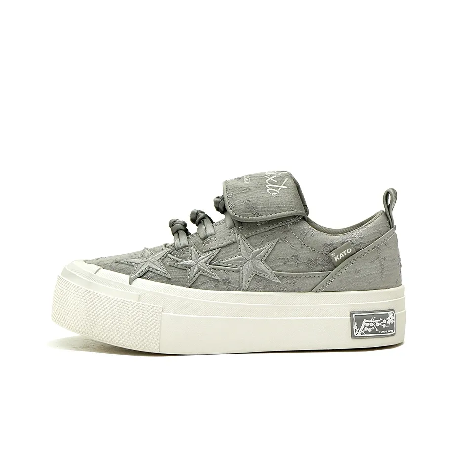 KAALIXTO Skateboarding Canvas Low 'Grey'