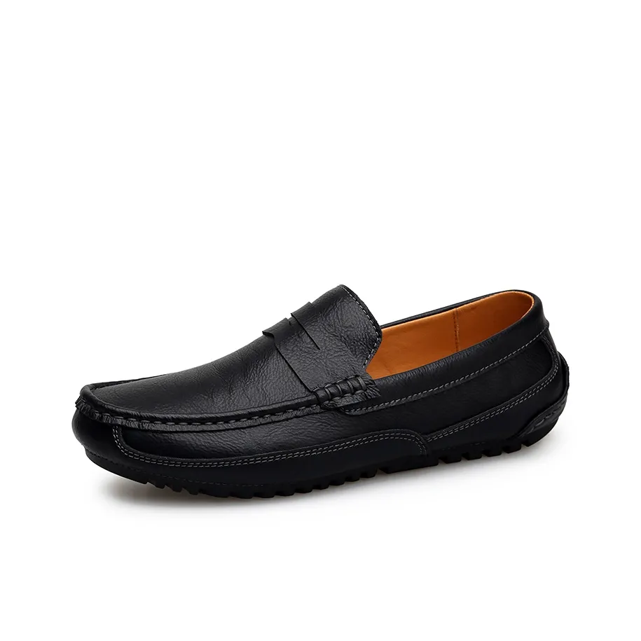 KUPE Boat Shoes Men's Black