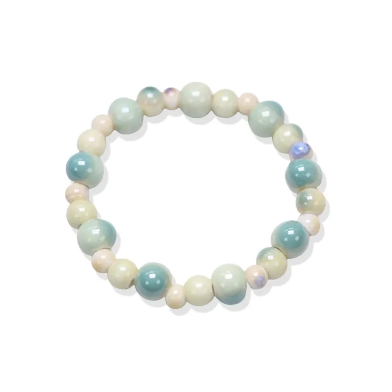 WANLIACC Керамика Ностальгический Синий Браслет Женский