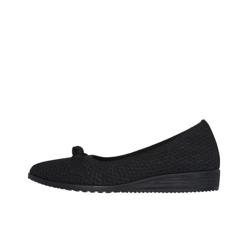 Skechers Cleo Sawdust Casual Single Shoes Women's Black