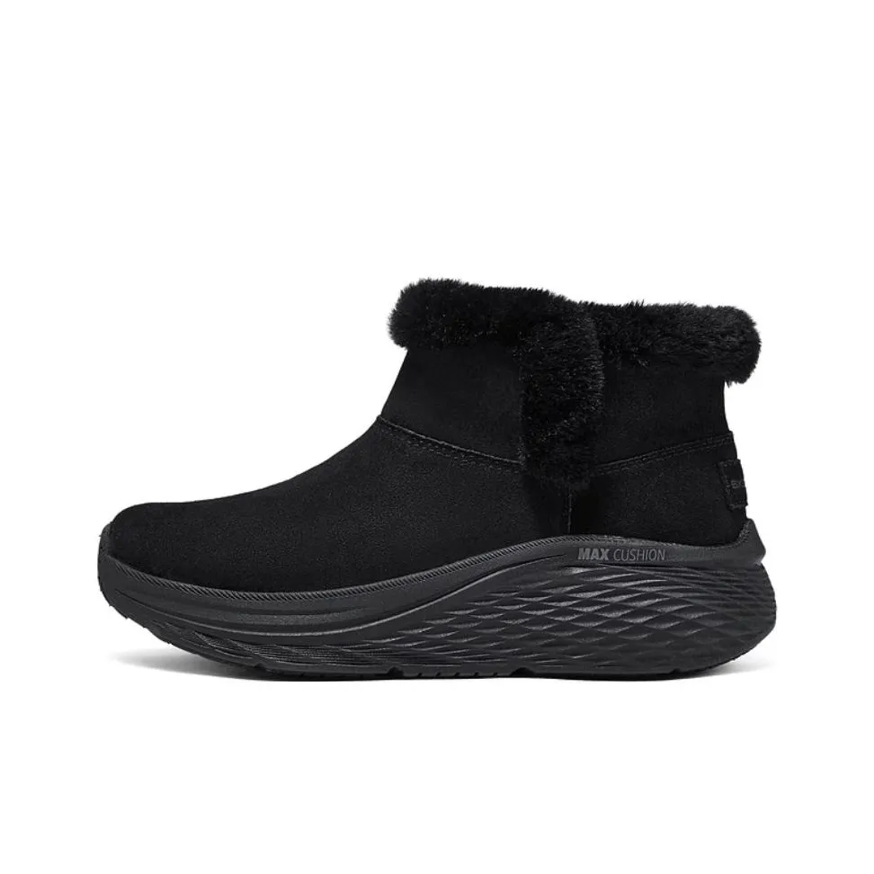 Skechers Max Cushioning Ankle Boots Mid Top Women's Black