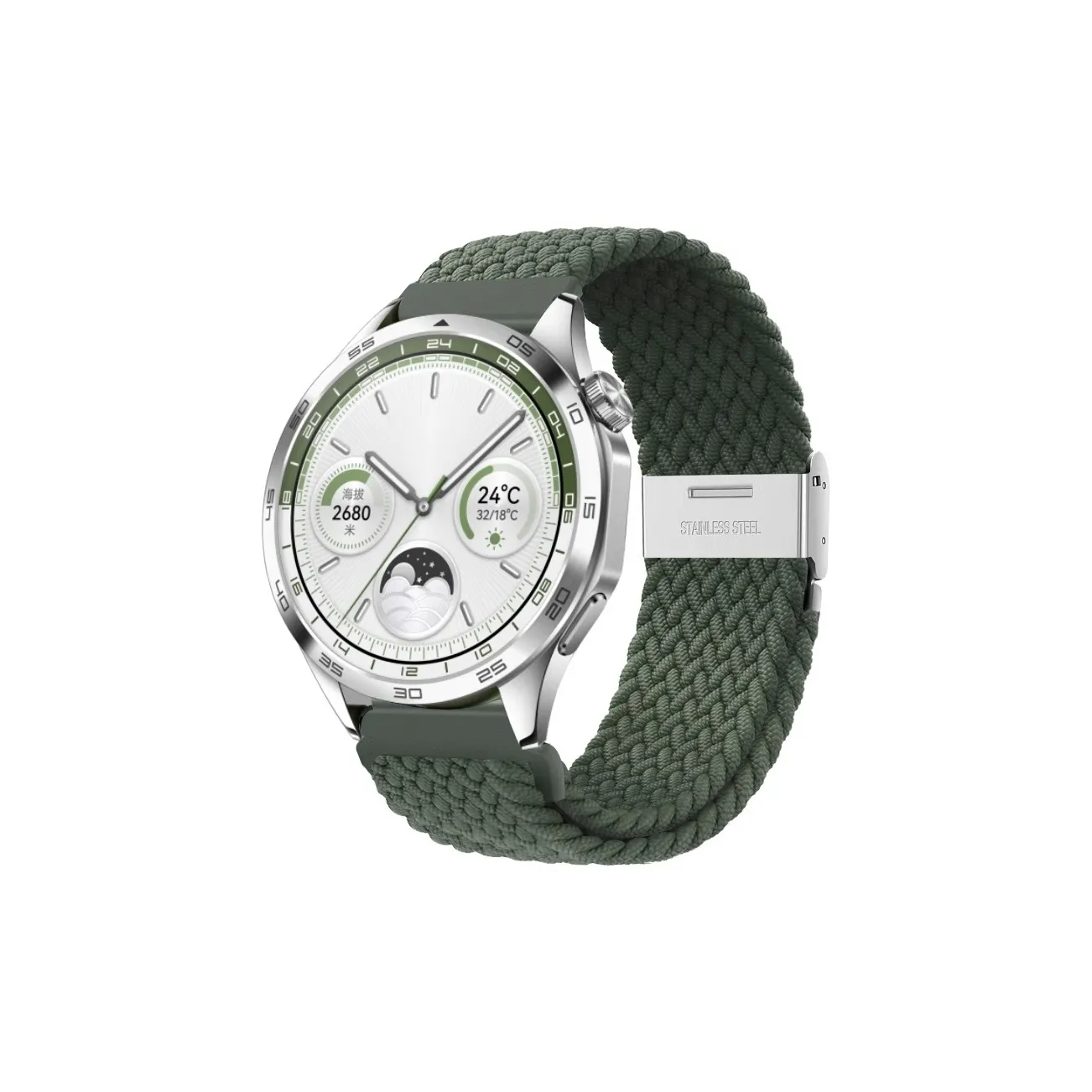 Watchbond Strap Huawei Compatibility Nylon Material Compatible With Huawei GT5 Pro 20/22mm