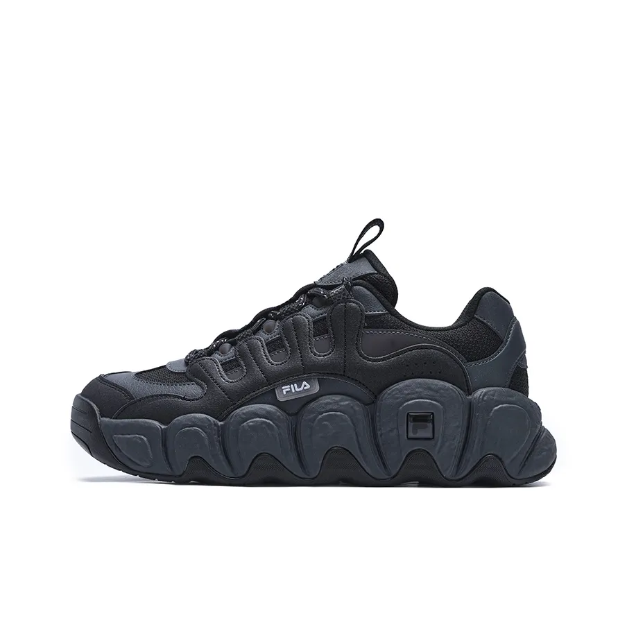FILA Croissant Balance Низкий Топ Беговые Кроссовки Мужские Черный Серый