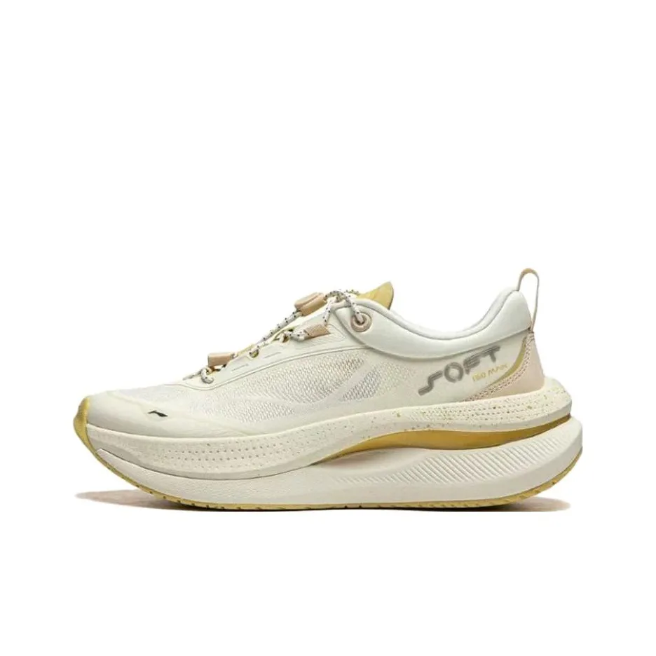 LINING Износостойкий Низ Резистентный Низкий Топ Кэжуал Женский Бежевый Желтый