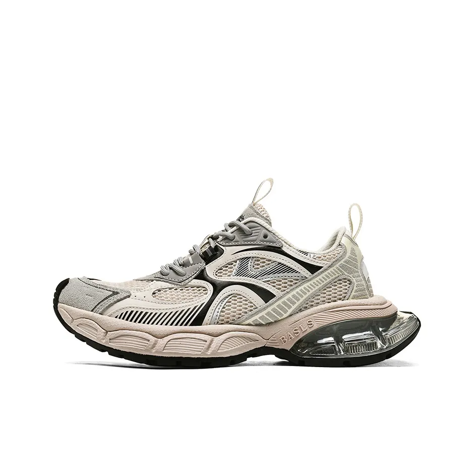BASLS Bashe Series Дышащий и Устойчивый к Слабыне Низкий Топ Толстая Подошва Кроссовки Унисекс