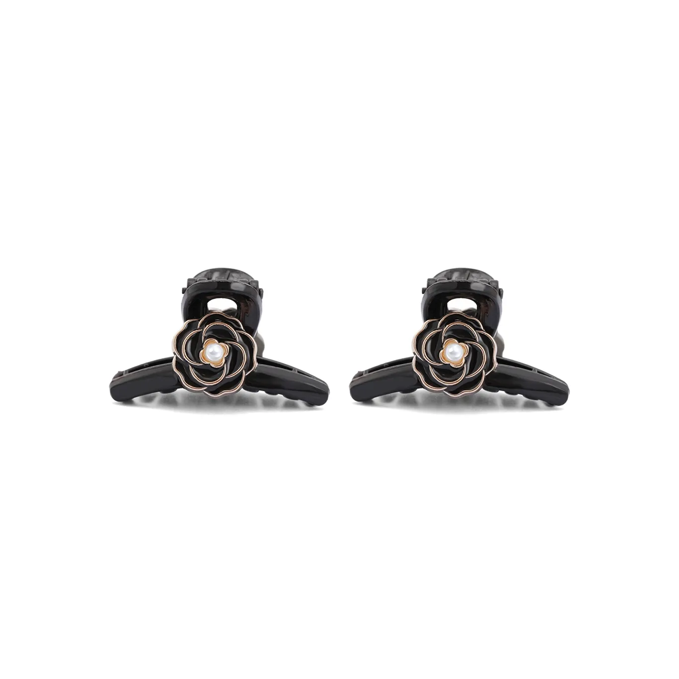 ZANC Акриловые заколки для волос Женские Черный Белый