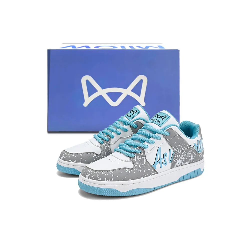 MIIOW Honmei Honmei Series Coverage Anti-Slip Wear-Resistant Lightweight Breathable Low-Top Skateboard Shoes Unisex