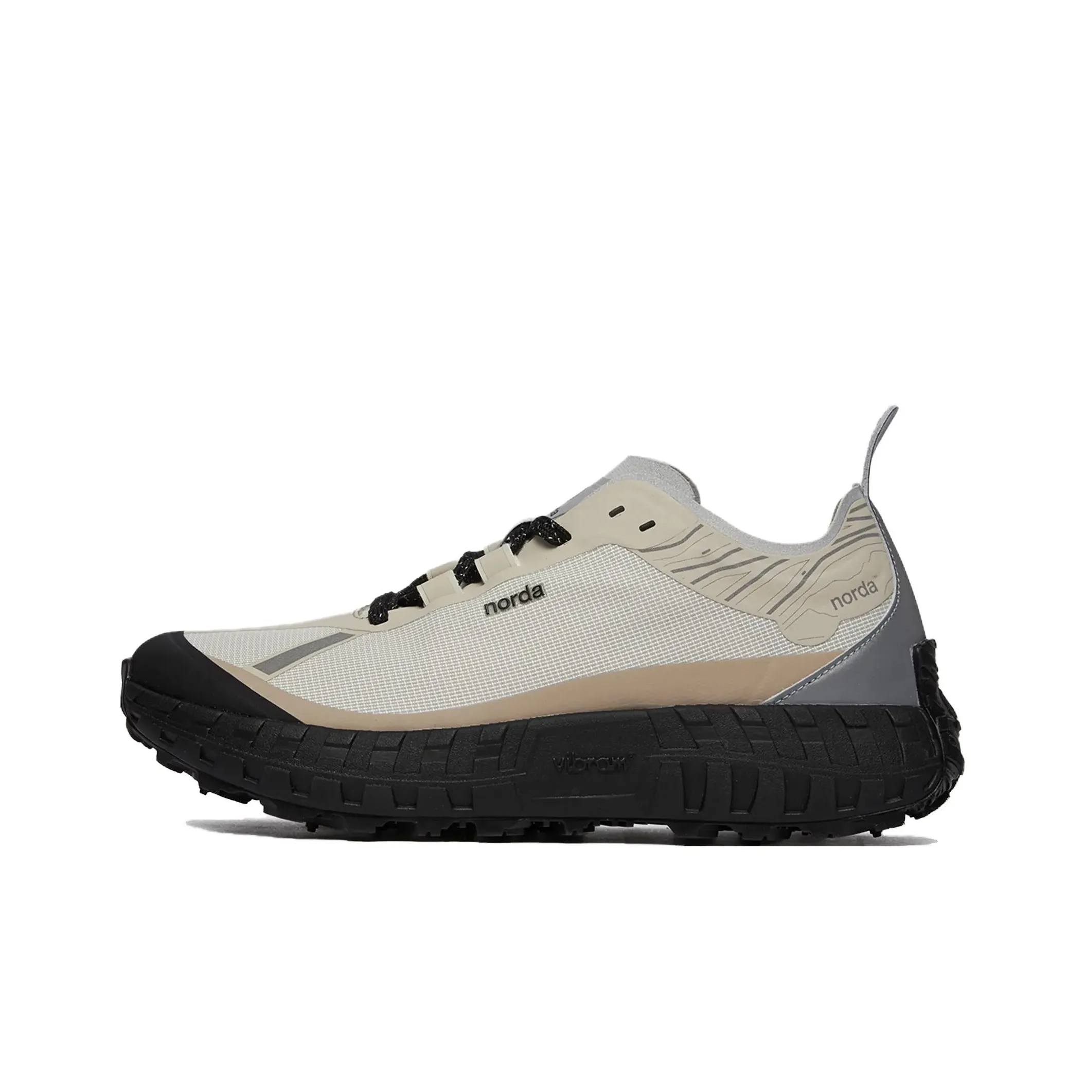 NORDA 001 Амортизация Износостойкий Низкий Топ Бег на длинные дистанции Трейл Бег Обувь Мужская Белый Серый Оранжевый