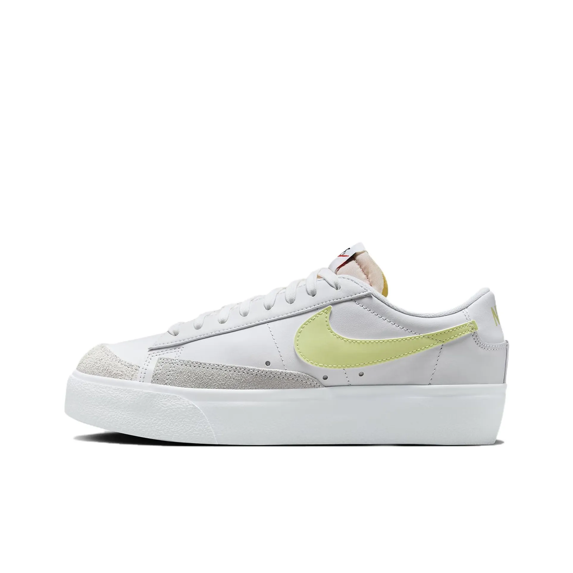 Nike Blazer Low Platform White Life Lime Women's