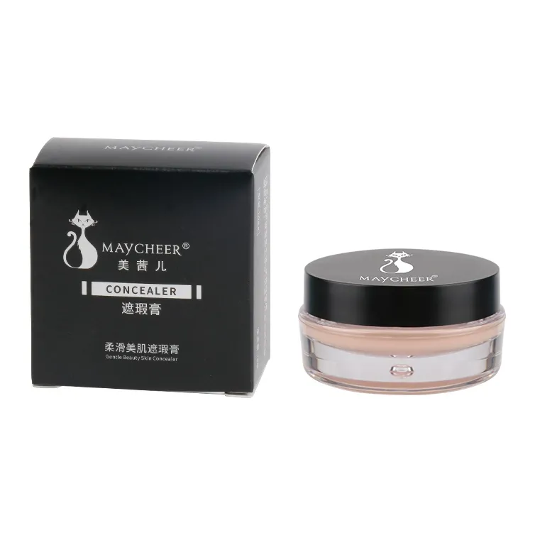 MAYCHEER Гладкий и Radiant Крем для маскировки кожи Натуральный Водонепроницаемый Точный макияж 18 г
