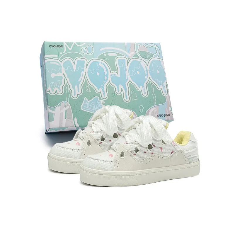 CVOJOO Non-slip Lightweight Low-Top Skateboard Shoes Unisex