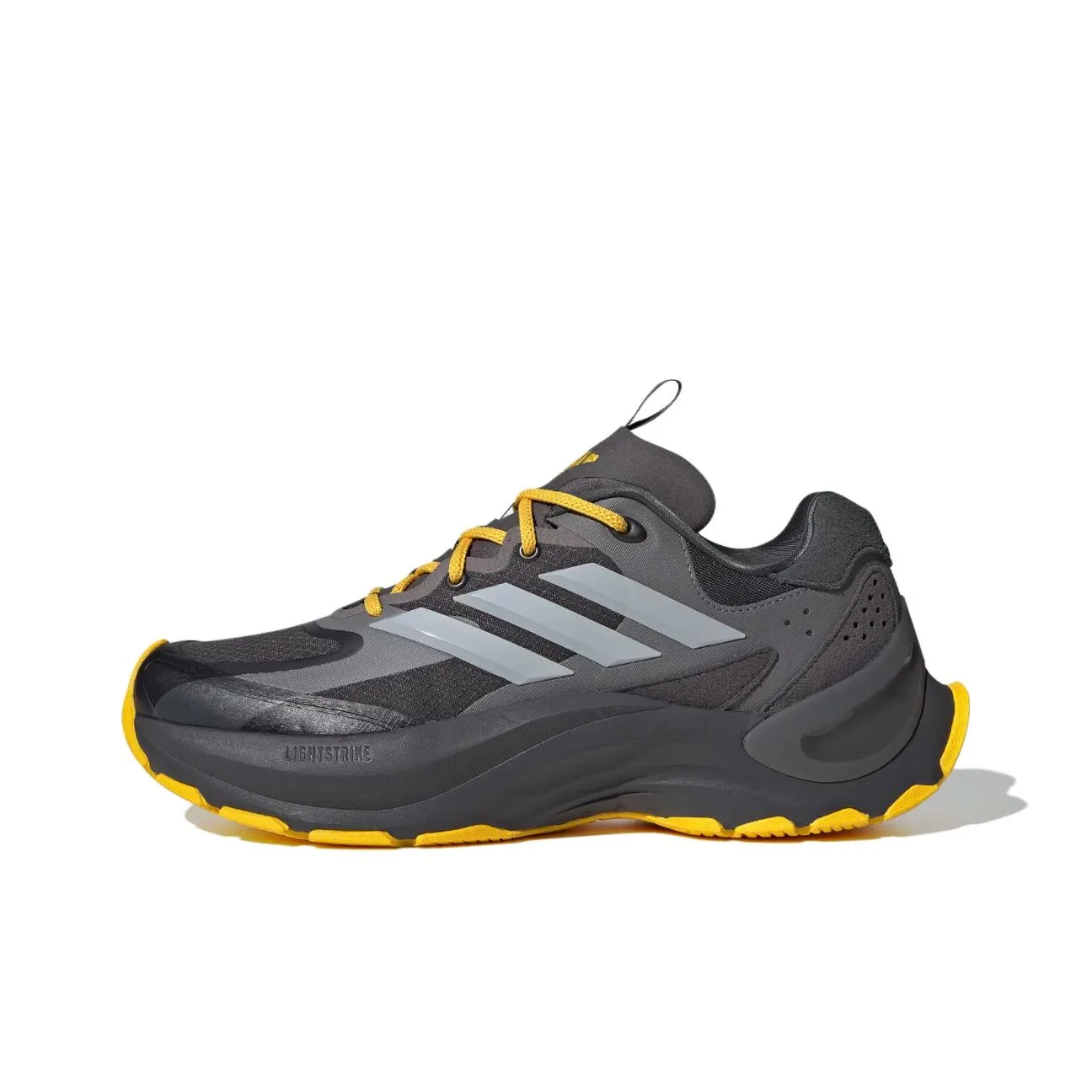Adidas Maxxwavy Slip Resistant Abrasion Resistant Низкий Топ Обувь для ног с толстой подошвой Унисекс Темно-серый Желтый