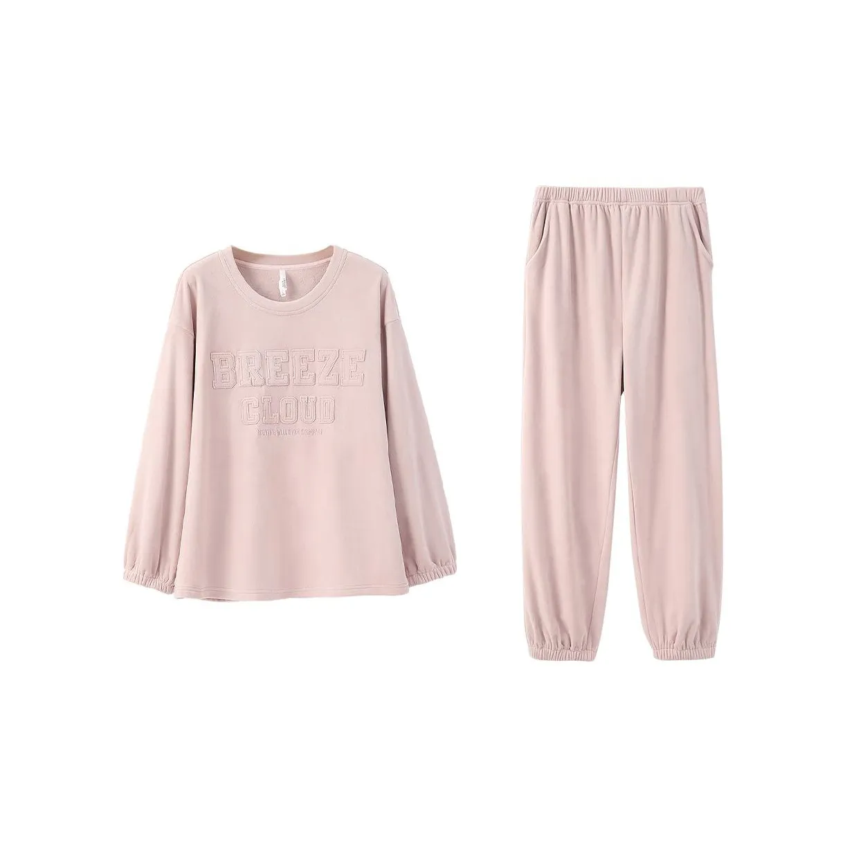 Aannsfam Pajama Комплект Женский Пастельно-Розовый