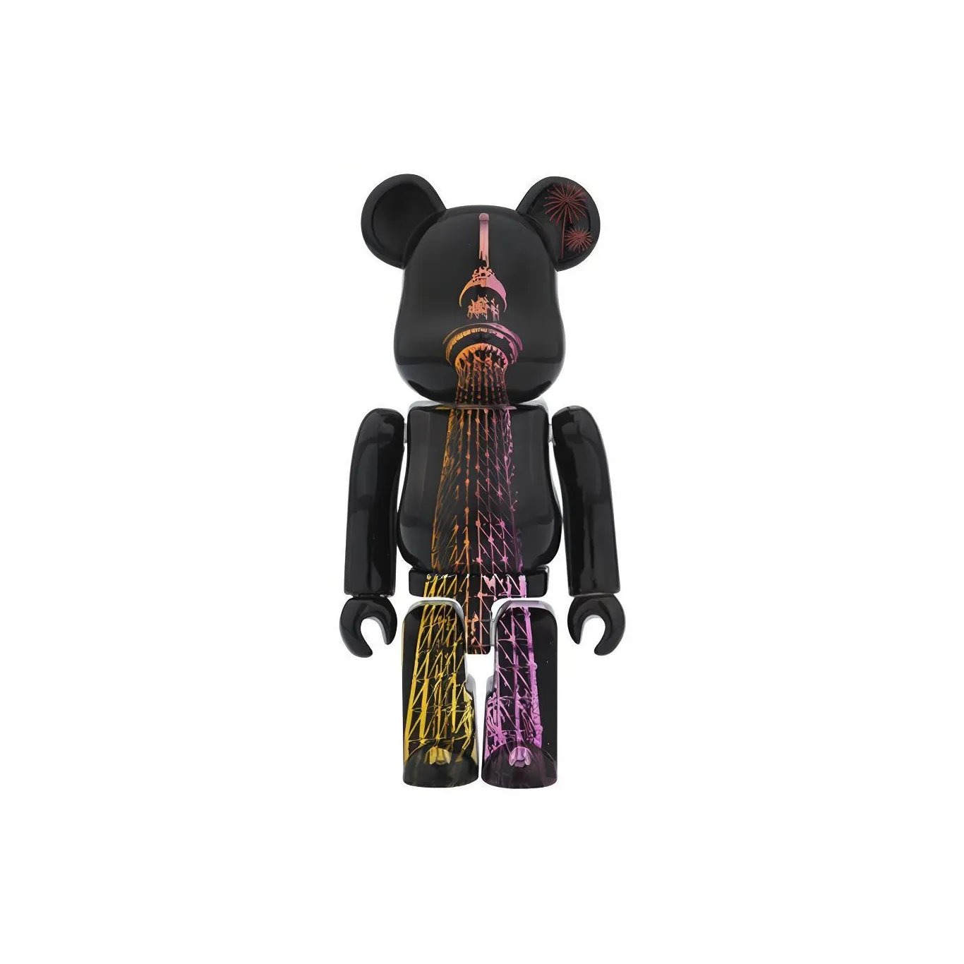 BE@RBRICK Токио Лазурь Дерево Свет Вверх Версия Токио Skytree Yafeng Прозрачный Слепой Бокс на Карточке 100%