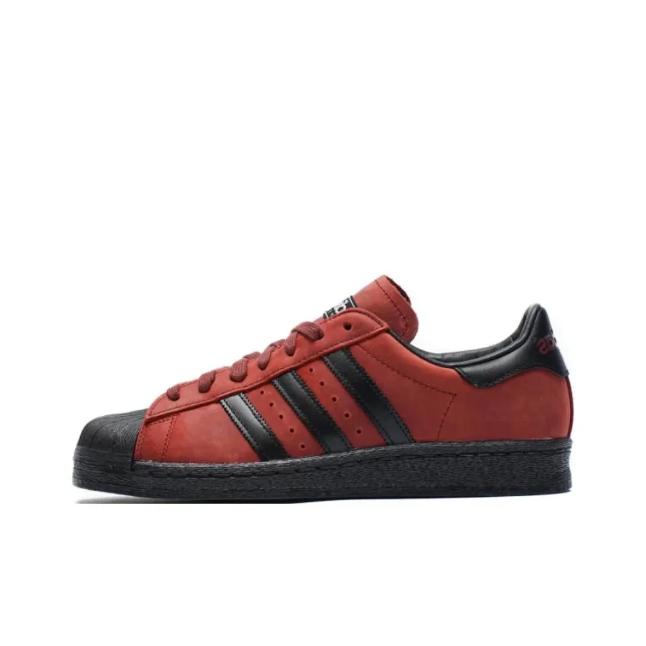 Superstar Adidas Originals 82 'Maroon Black'