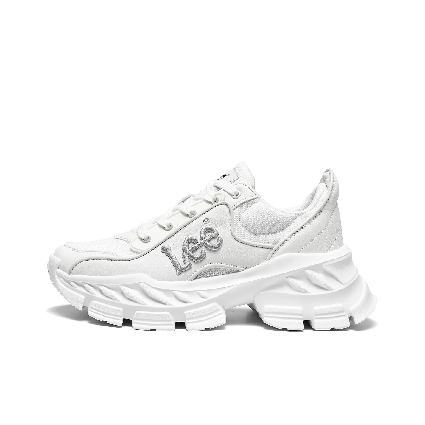 Lee совместный бренд модель Trendy Versatile платформа с увеличением высоты низкий топ кроссовки с толстой подошвой мужской