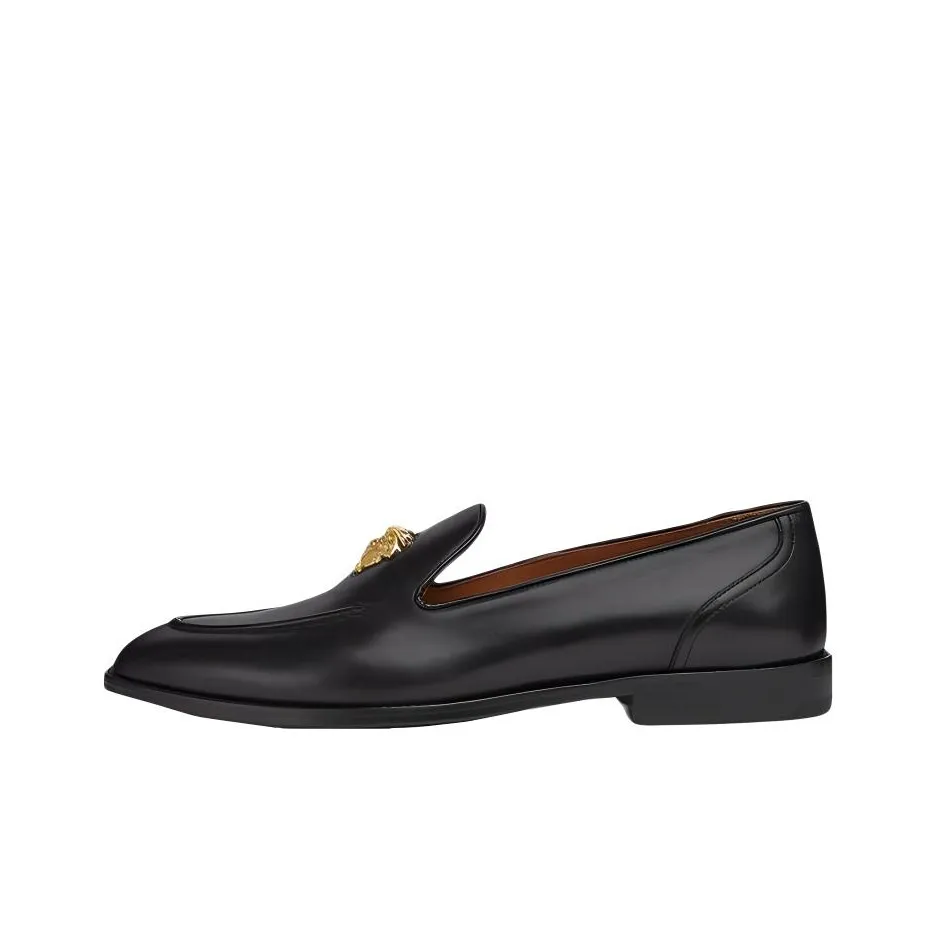 VERSACE La Medusa Slippers 'Black Gold'