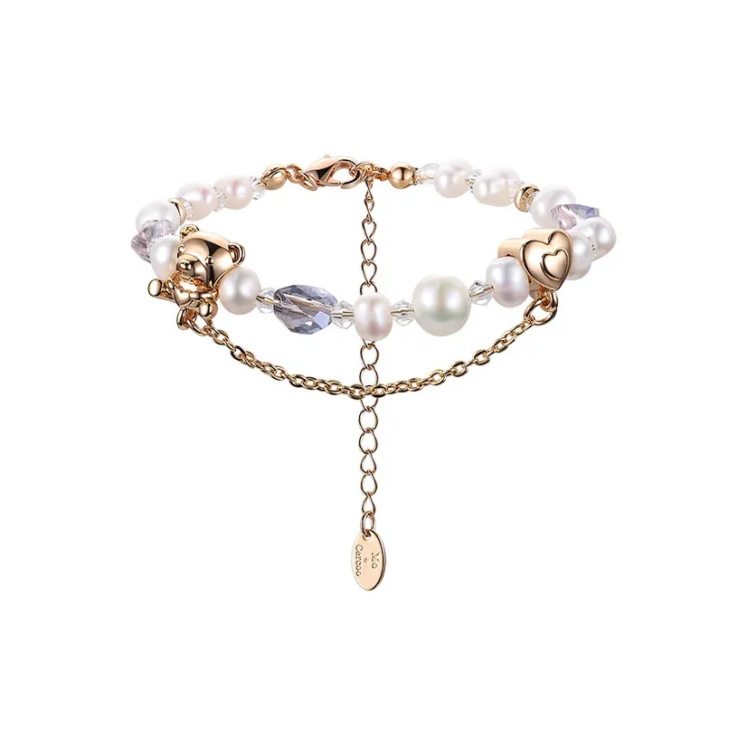 Cercoo Браслеты с пресноводным жемчугом для женщин