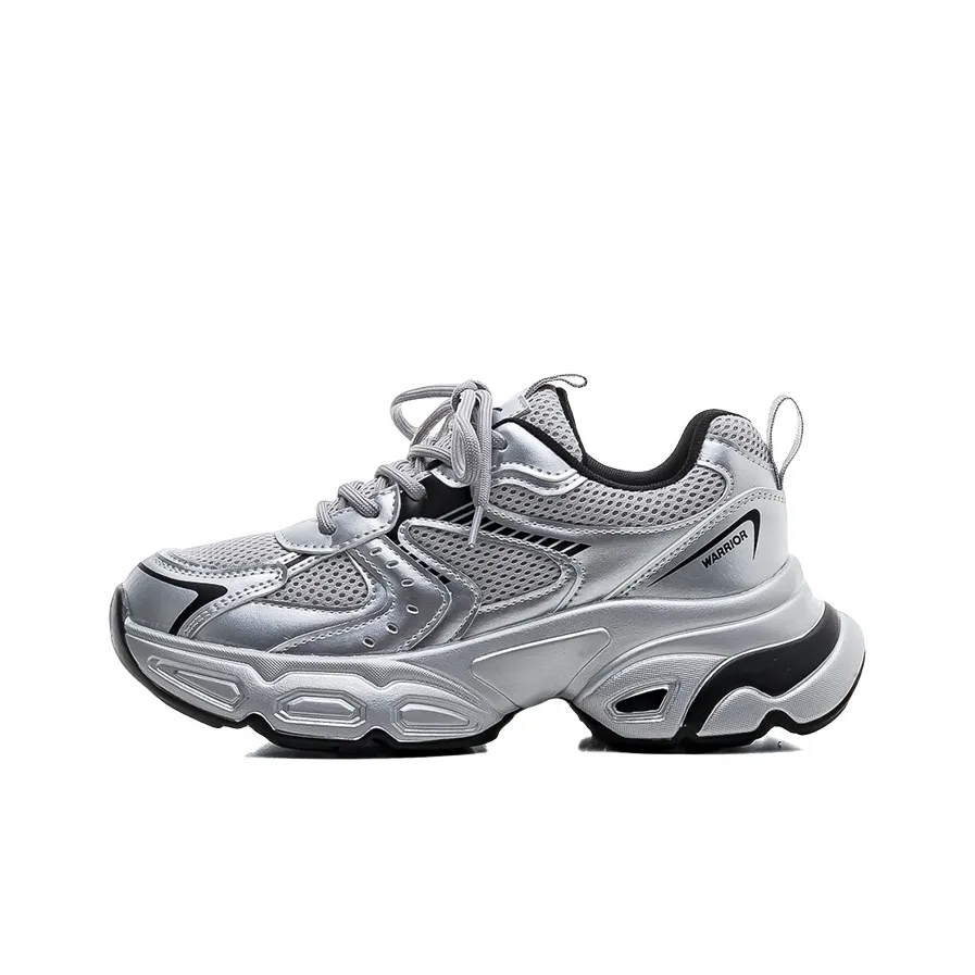 Warrior Slip-resistant Abrasion-resistant Breathable Lightweight Увеличивающий высоту Низкий Топ Подошва Кроссовки Женские