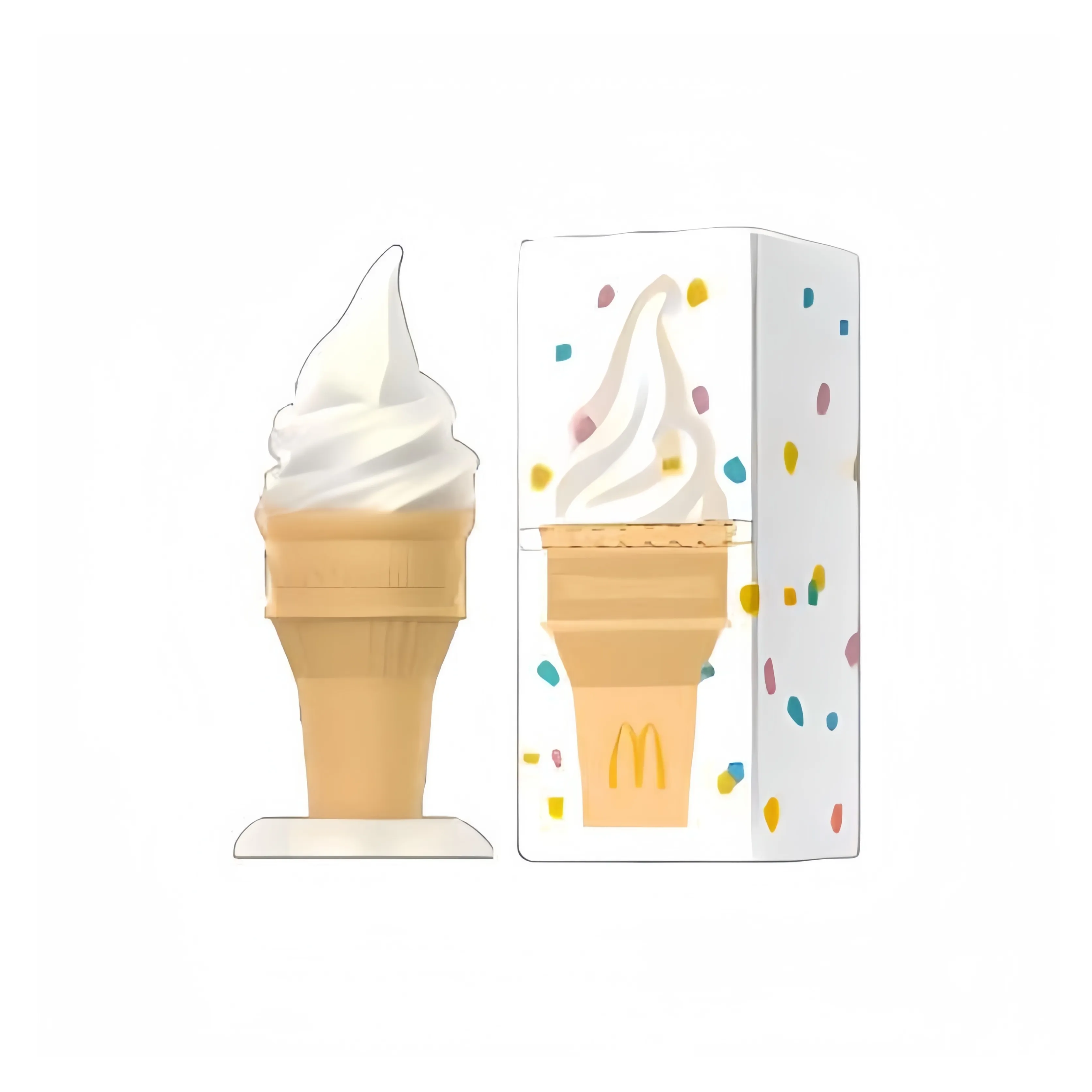 McDonald's Мороженое Stick Flash Light Игрушки