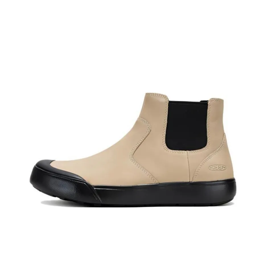 KEEN Elena Устойчивый к истиранию Противоскользящий Короткий Аутдор Плоская подошва Женские Бежевый