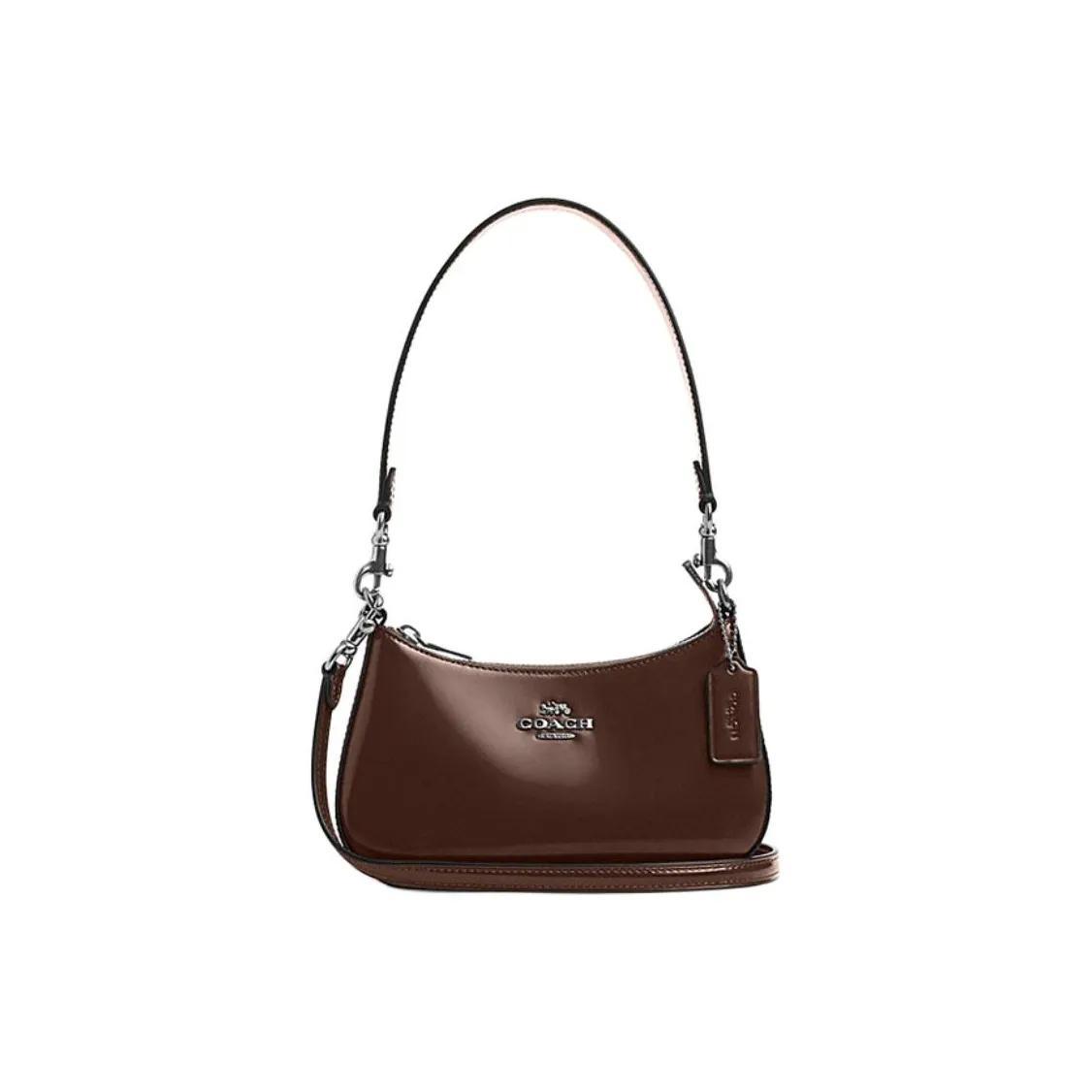 COACH Teri Коровья кожа Сумка через плечо Сумка на плечо Мини Женская Кленовый