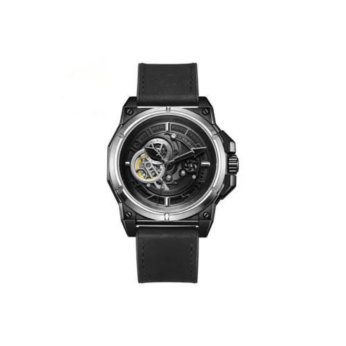 DURIUEU Механические Мужские Часы Movement 45 мм Черные