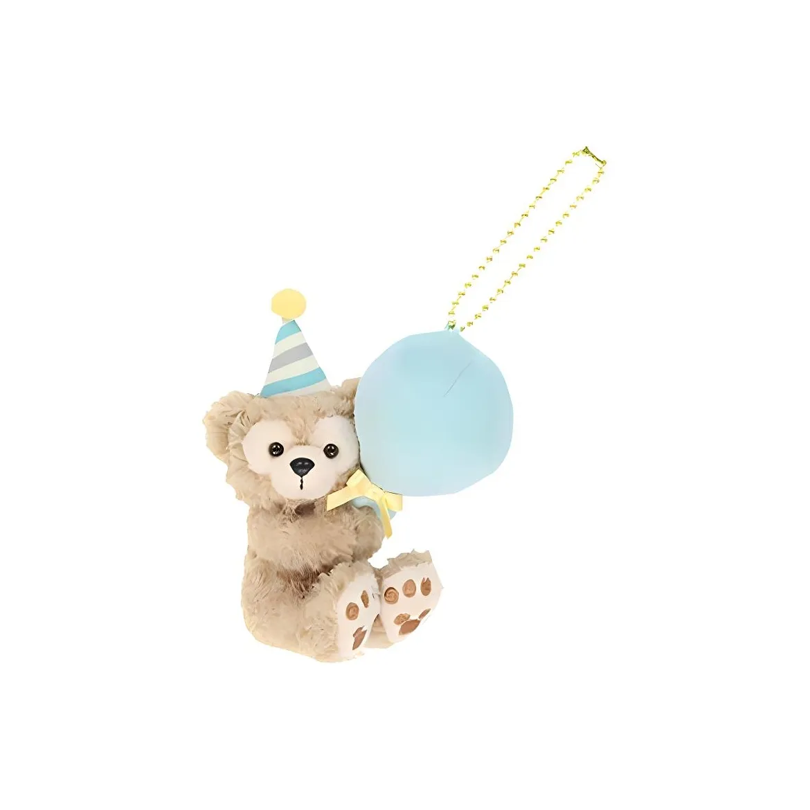 Disney Даффи 40th Anniversary Воздушный шар Вечеринка Сидячая Позиция Синий Куклы Плюшевый Брелок 12 см Высота