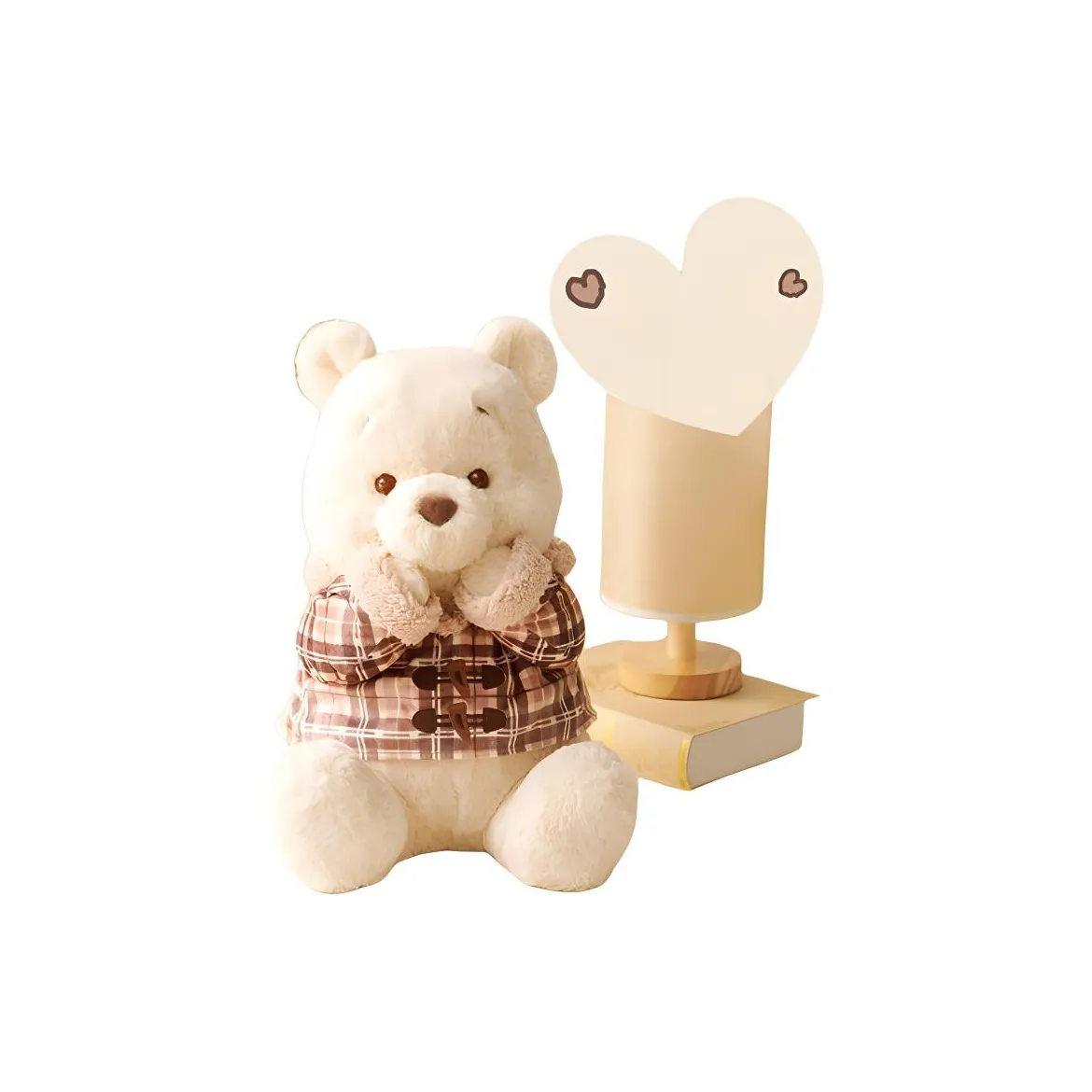 Disney Winter Sweetheart Winnie The Pooh, Small Size Dolls Plush Doll 29cm Height