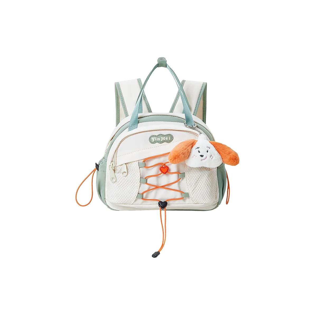 Sound For Life Ткань Рюкзак Маленький Женский Зеленый Розовый