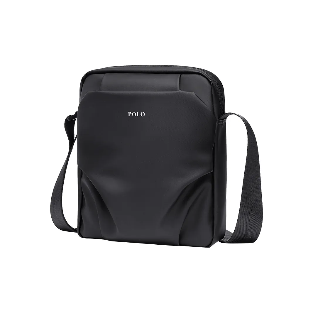 POLO Nylon Мужская Сумка через плечо Средняя Мужская Черная Серая