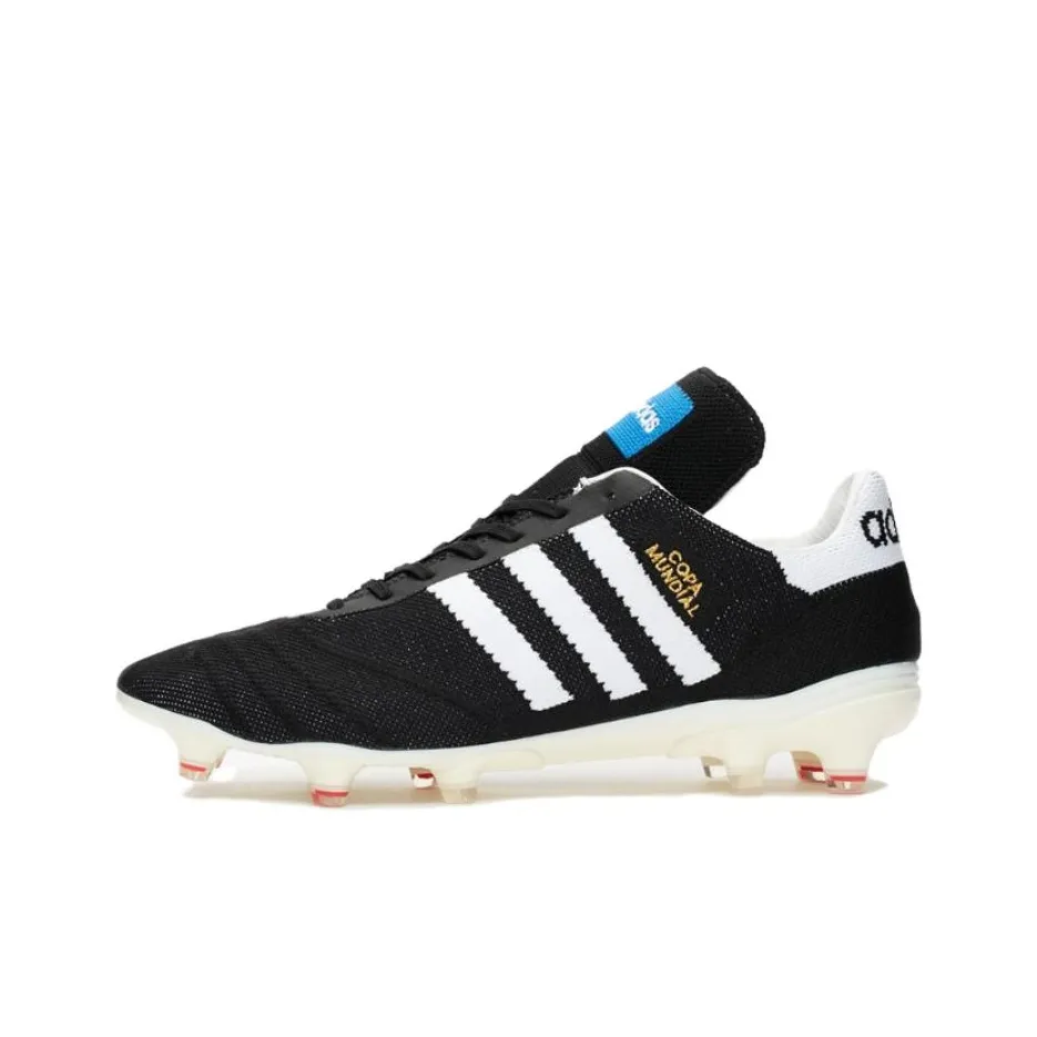 Adidas FG Твердый грунт противоскользящий и дышащий футбольные бутсы мужские черный белый