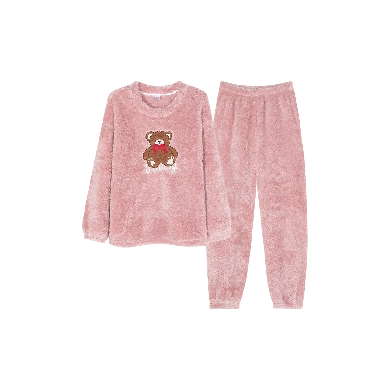 Huggy Kissy Пижамный комплект женский розовый