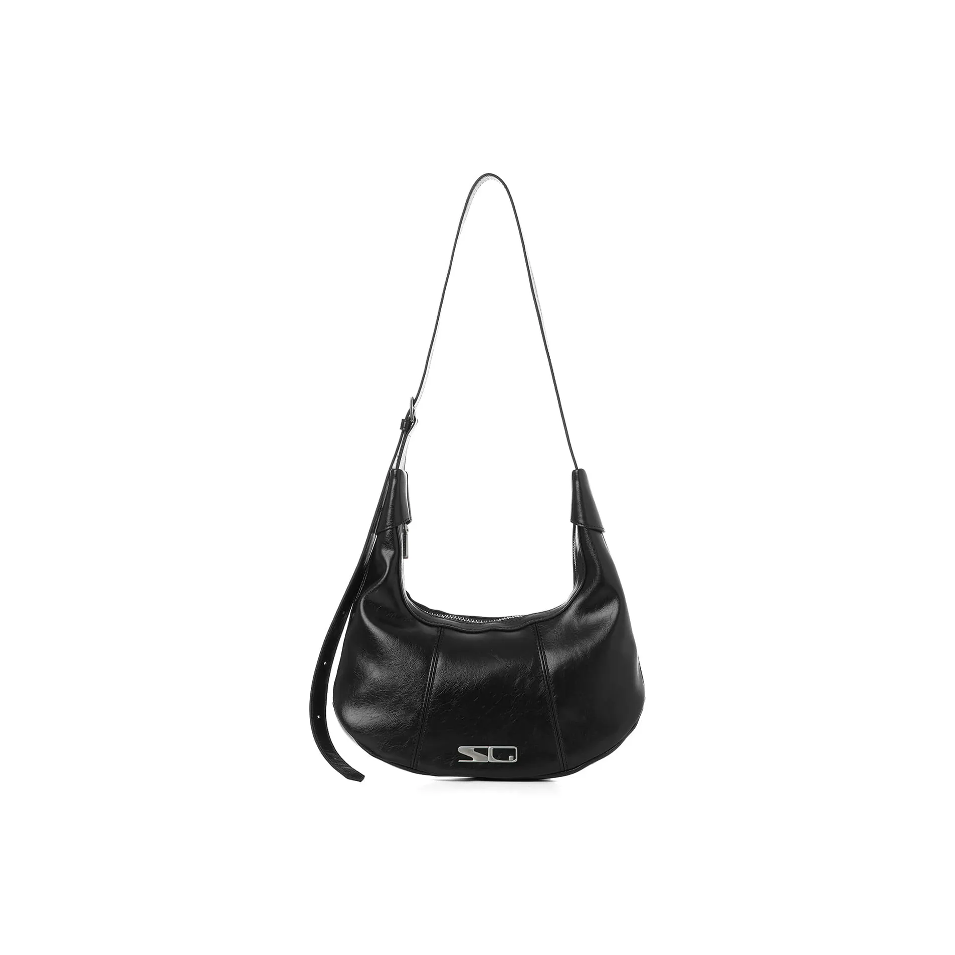 SQUARE Line Спилок коровьей кожи с синтетической кожей однотонный одно плечо подмышечный круассан сумка женский