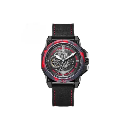 DURIUEU Механические Мужские Часы Movement 45 мм Красные