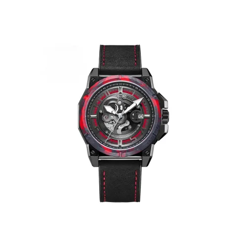 DURIUEU Механические Мужские Часы Movement 45 мм Красные