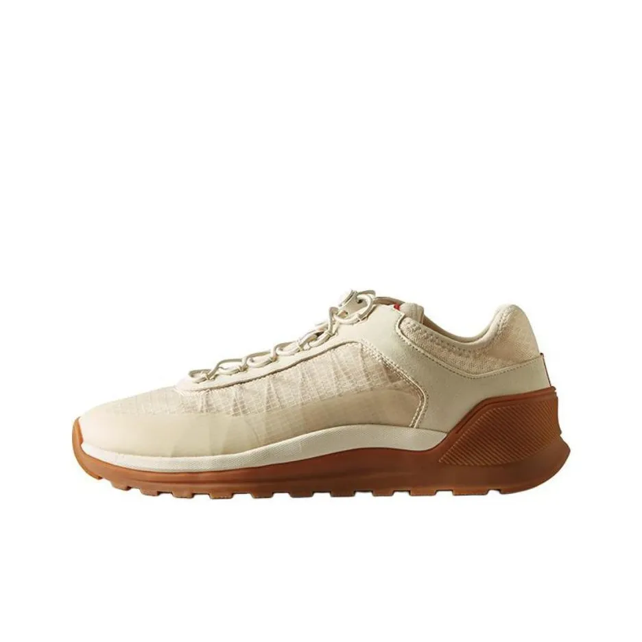 HUNTER Slip-resistant Low Top Casual Men's Moon White Caramel HUNTER Противоскользящий Низкий Топ Повседневный Мужской Луна Белый Карамель