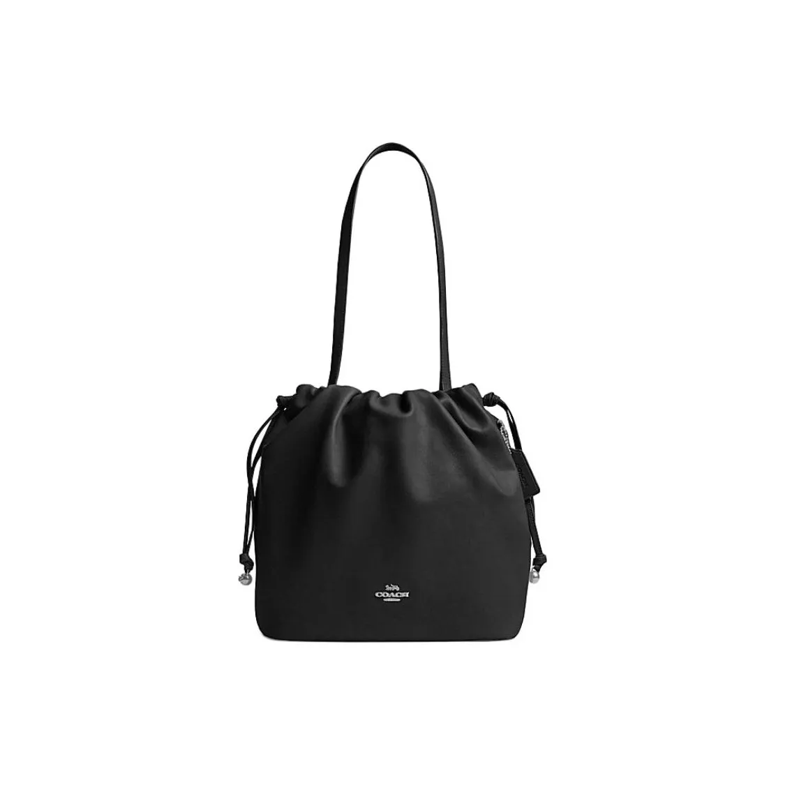 COACH Faye Cow Leather Tote Bag, Shopping Bag, Shoulder Bag, Handbag Tubas Women's Black