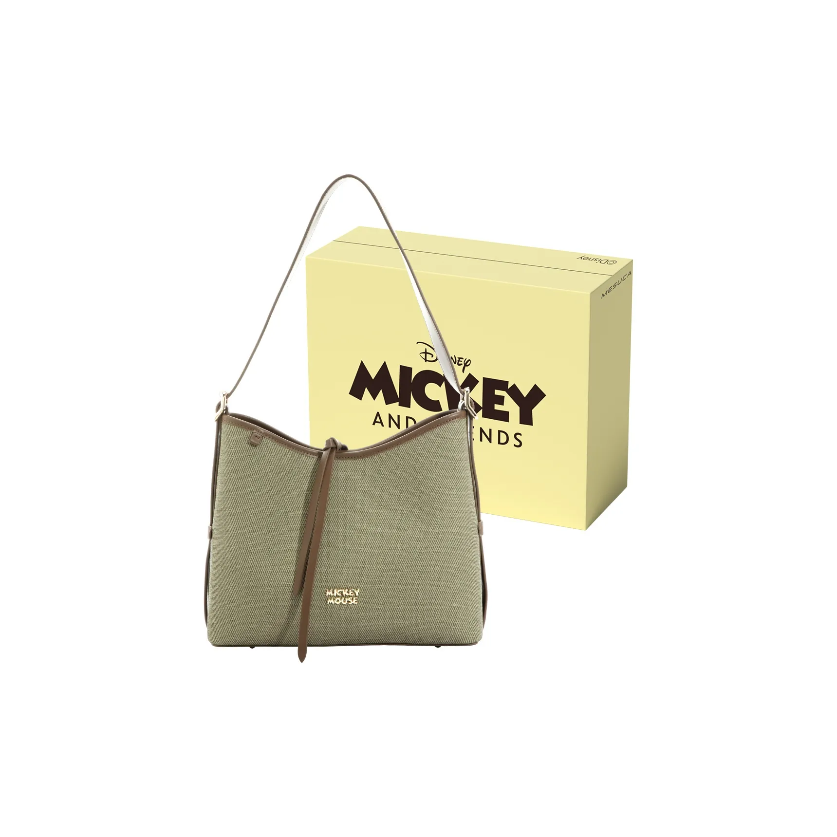 Disney Mickey Series Сумка Tote из синтетической кожи сумка для покупок сумка через плечо сумка на плечо обычная женская коричневая