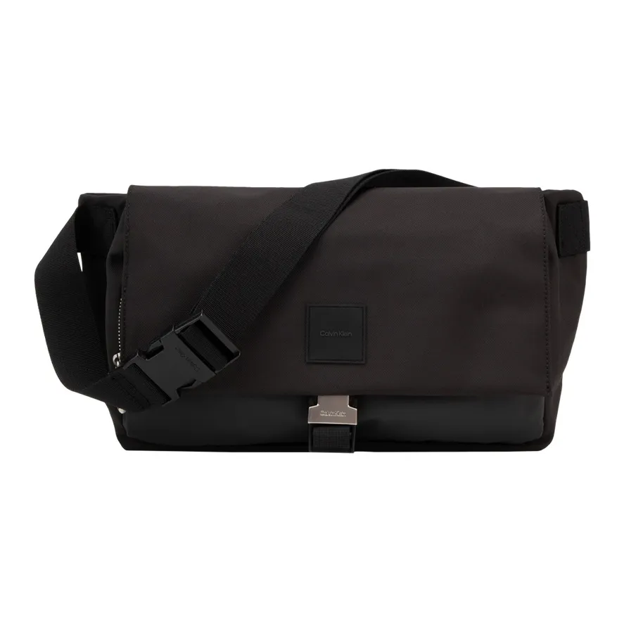 Calvin Klein Ткань Сумка через плечо Мужская Космический Черный