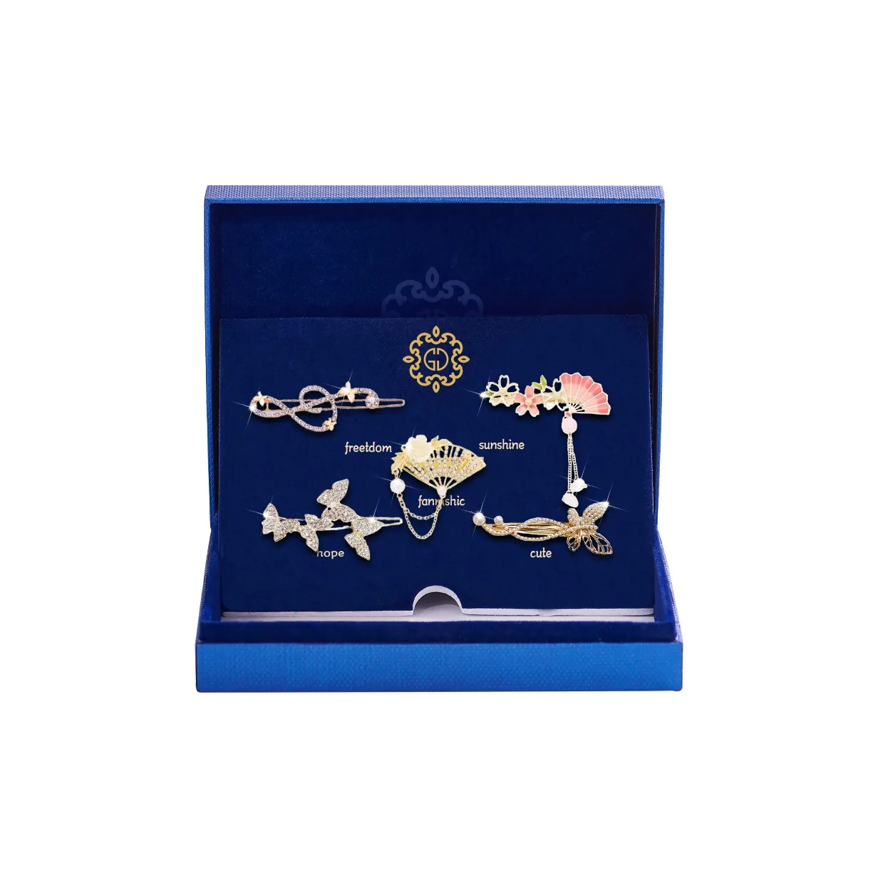 DJIN Акриловые заколки для волос женские