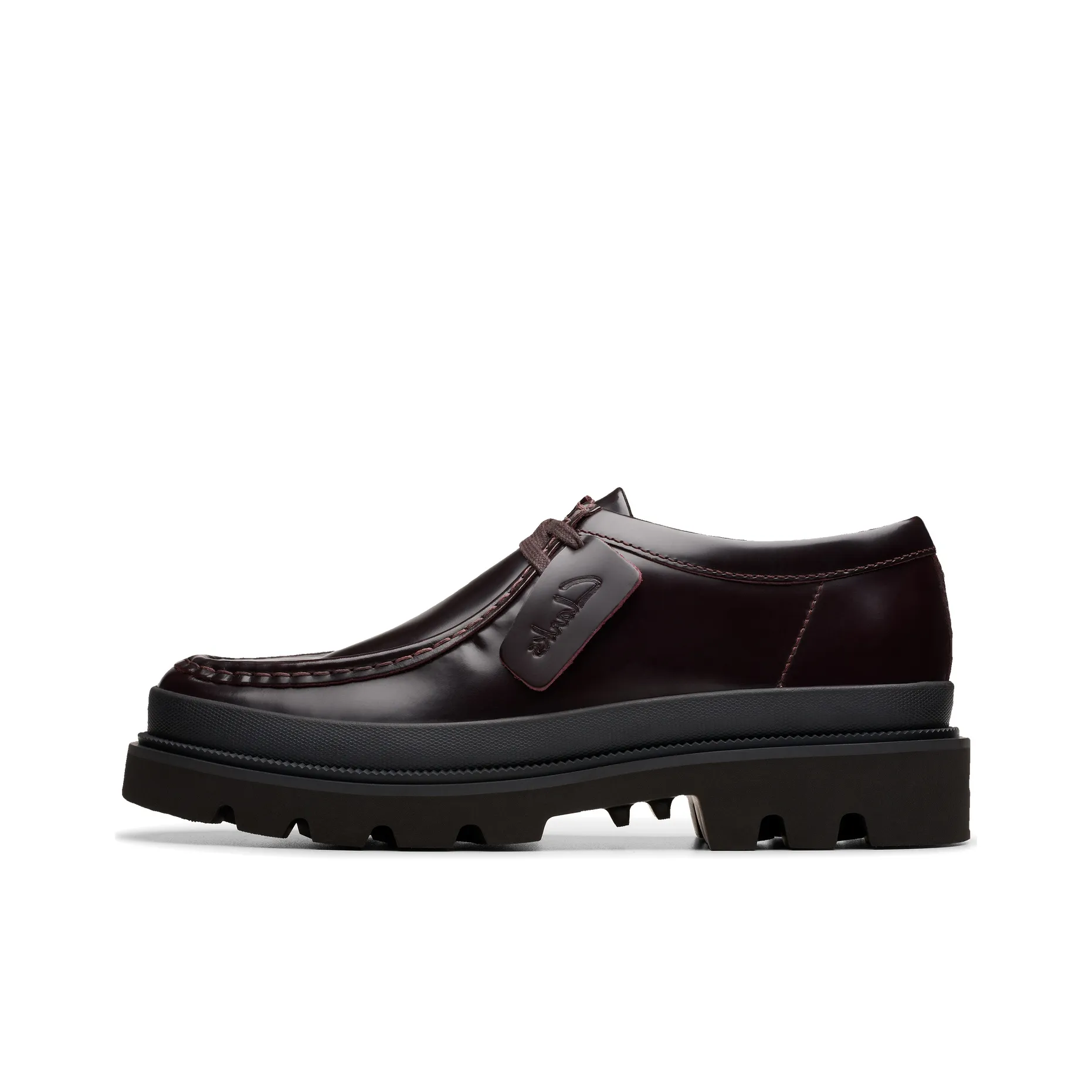 Clarks Мужские туфли темно-красный цвет