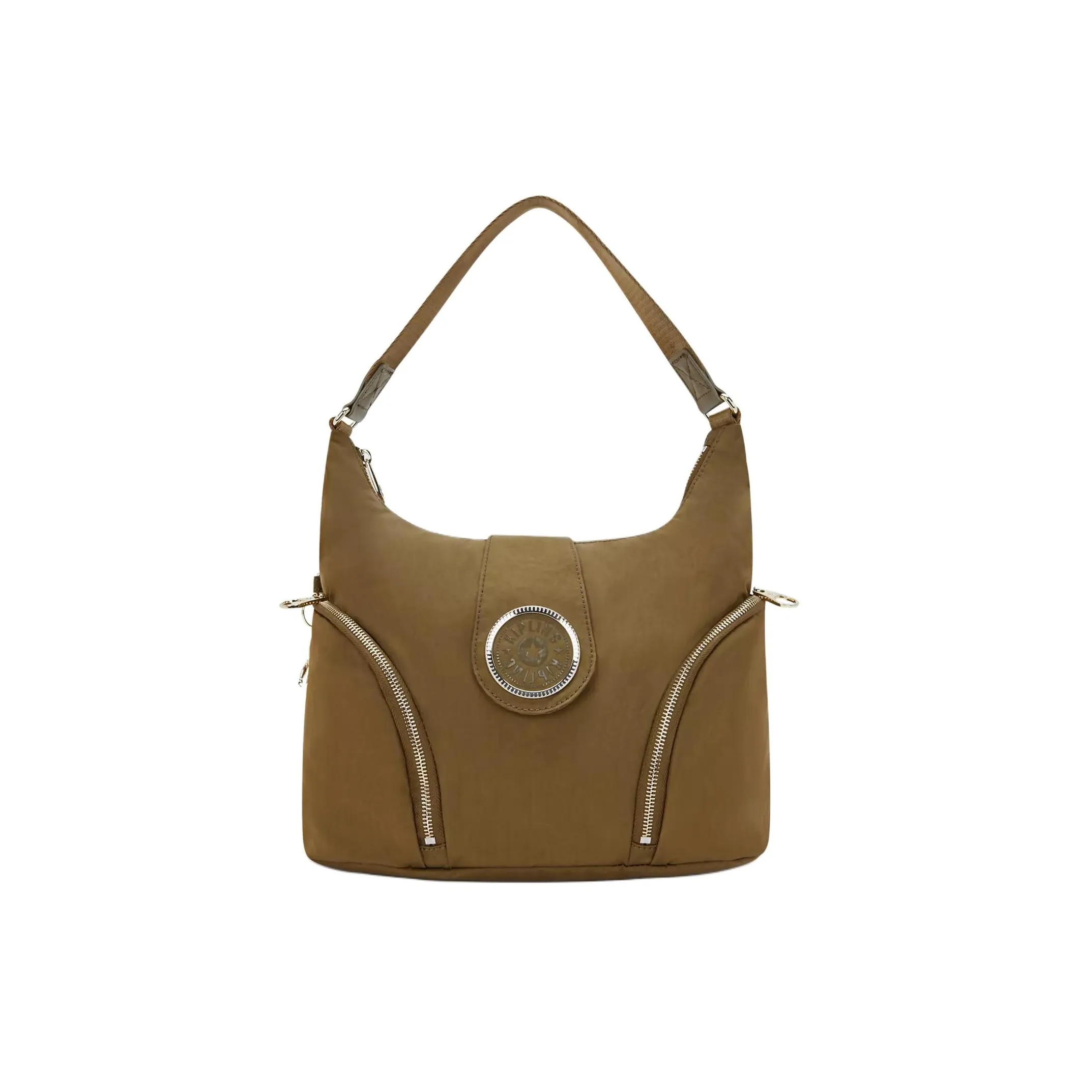 Kipling Нейлоновая Сумка через плечо Унисекс Коричневый