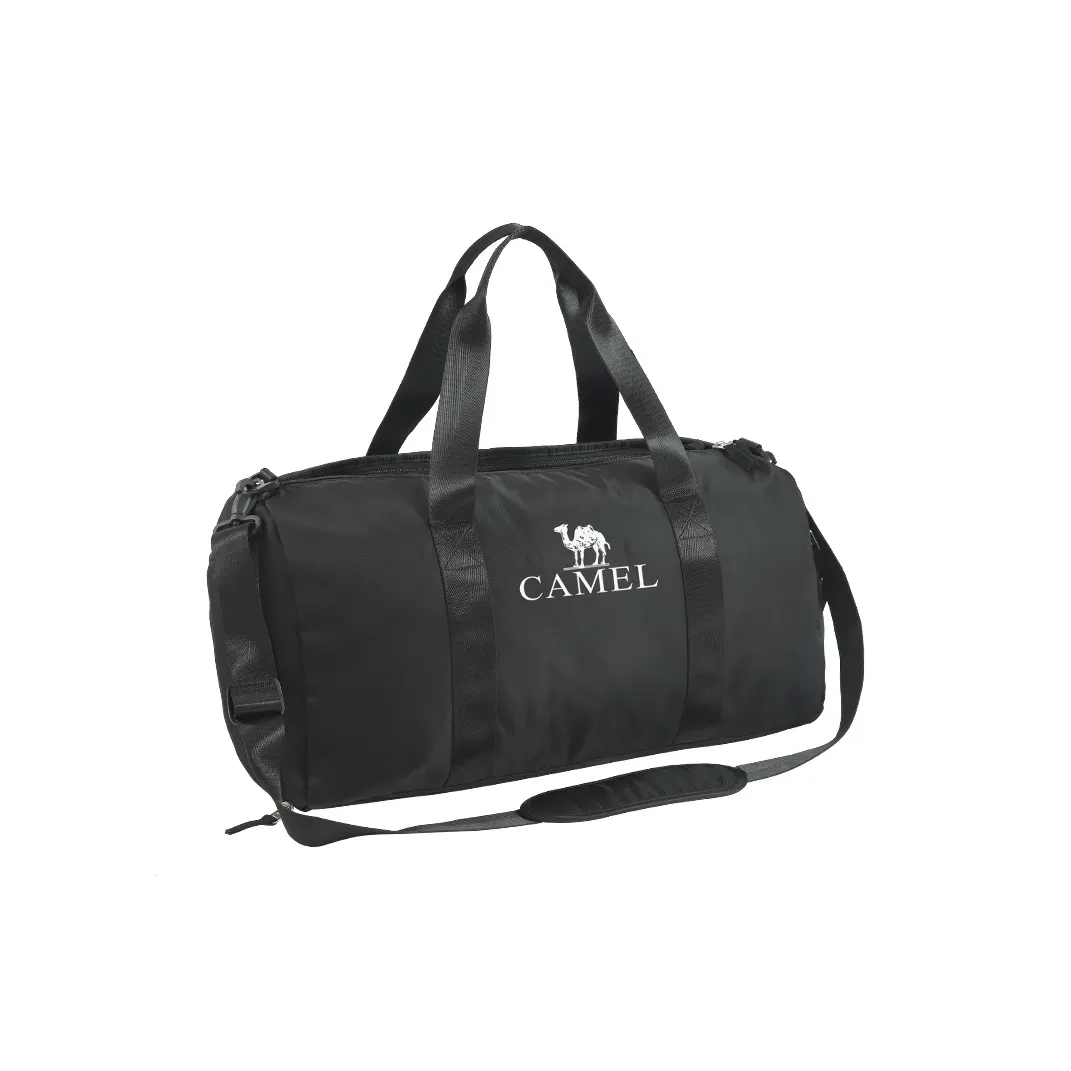 CAMEL Fabric Polyester Swim Bag, Storage Bag, Sports Bag, Yoga Backpack, Gym Bag Tubas Unisex Black/Pink