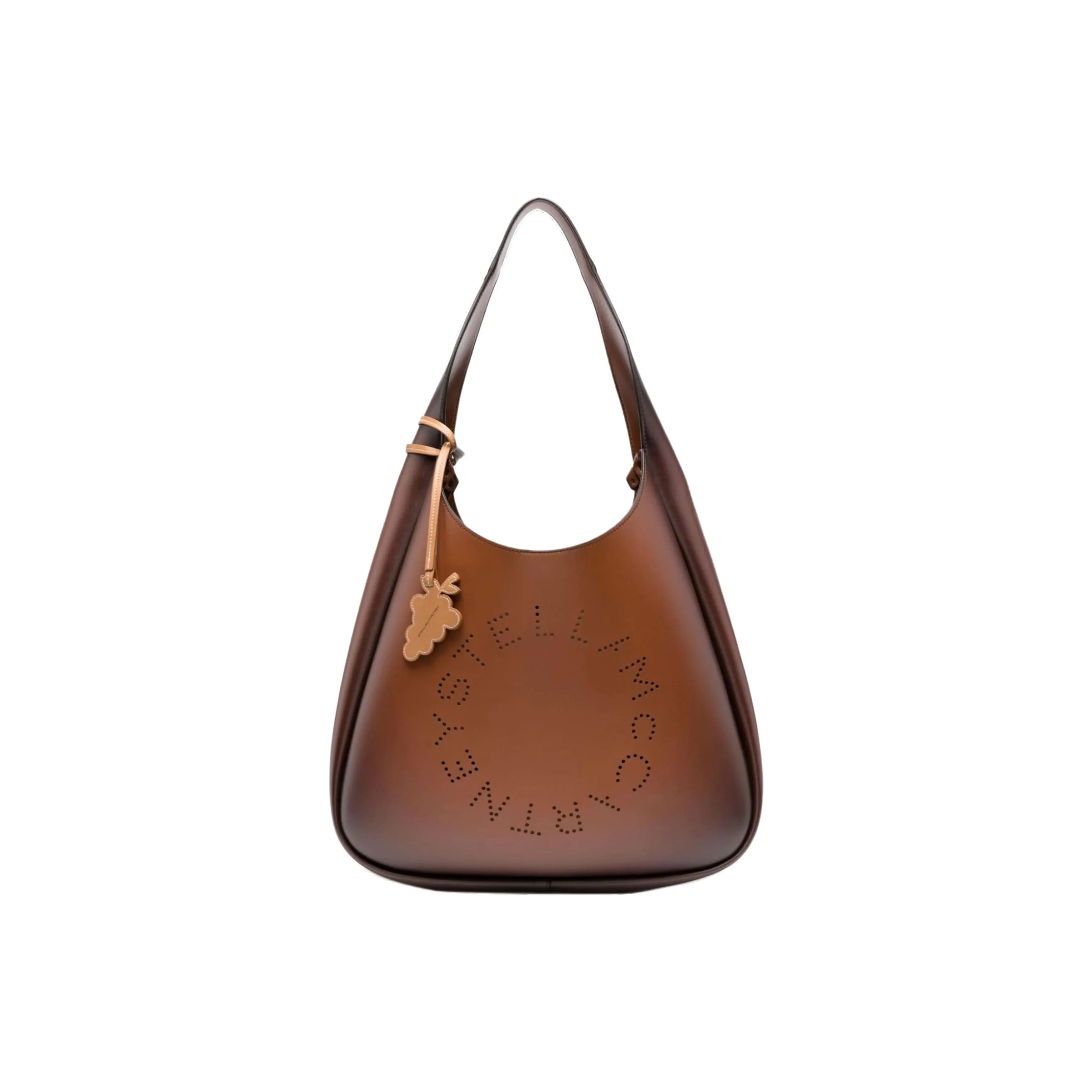 Stella McCartney Slouchy Logo Perforated Tote Bag