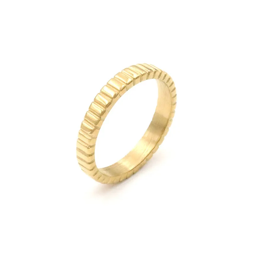 Кольца из титанового стального сплава Floating Joy Женские